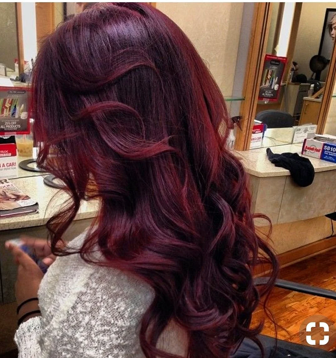 Аметист бургунди цвет волос