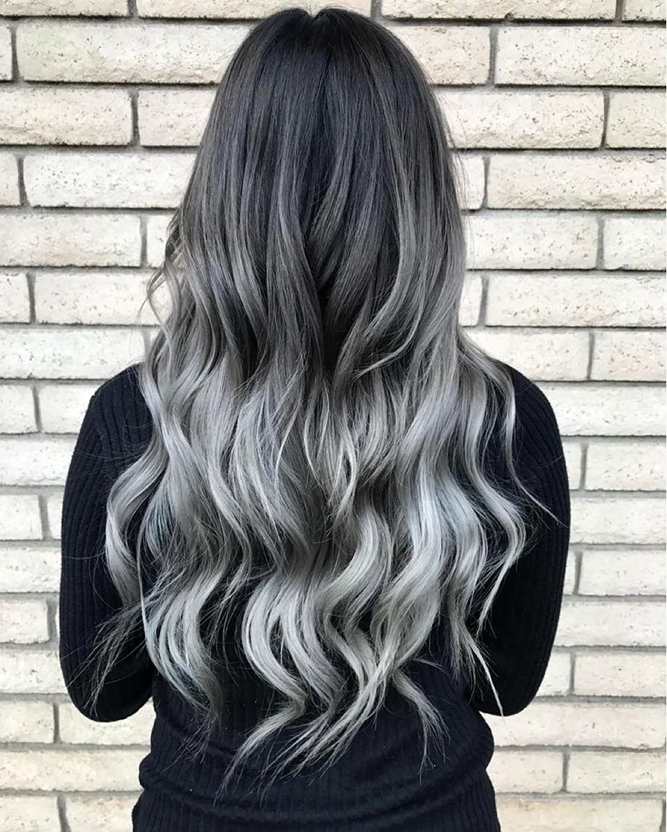Grey Ombre hair