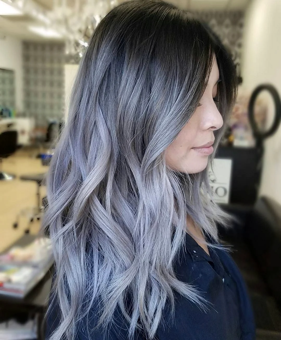 Grey Ombre hair