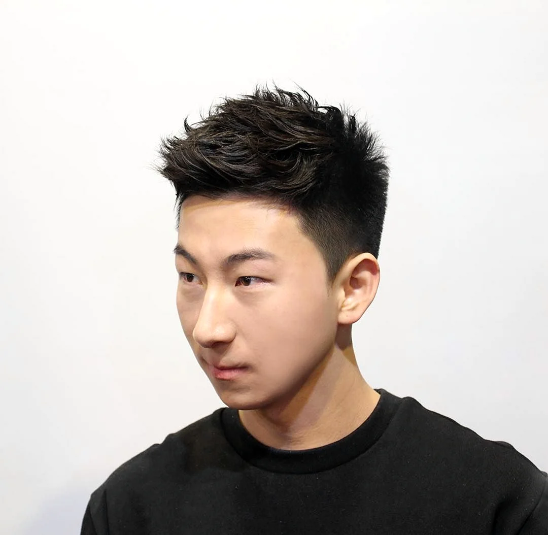 Haircut korean short стрижка мужская