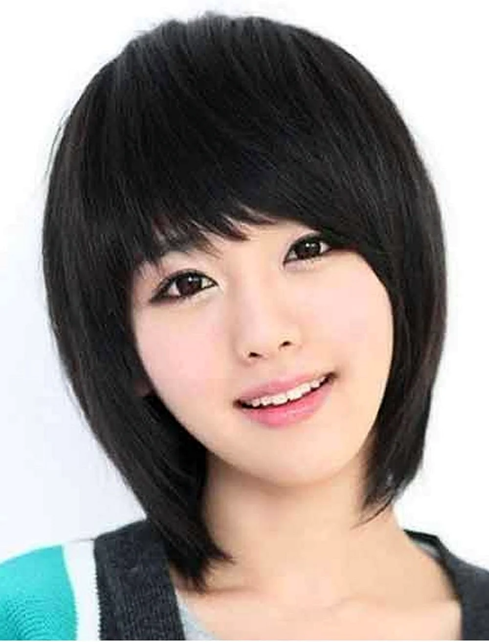Корейская стрижка женская на средние волосы