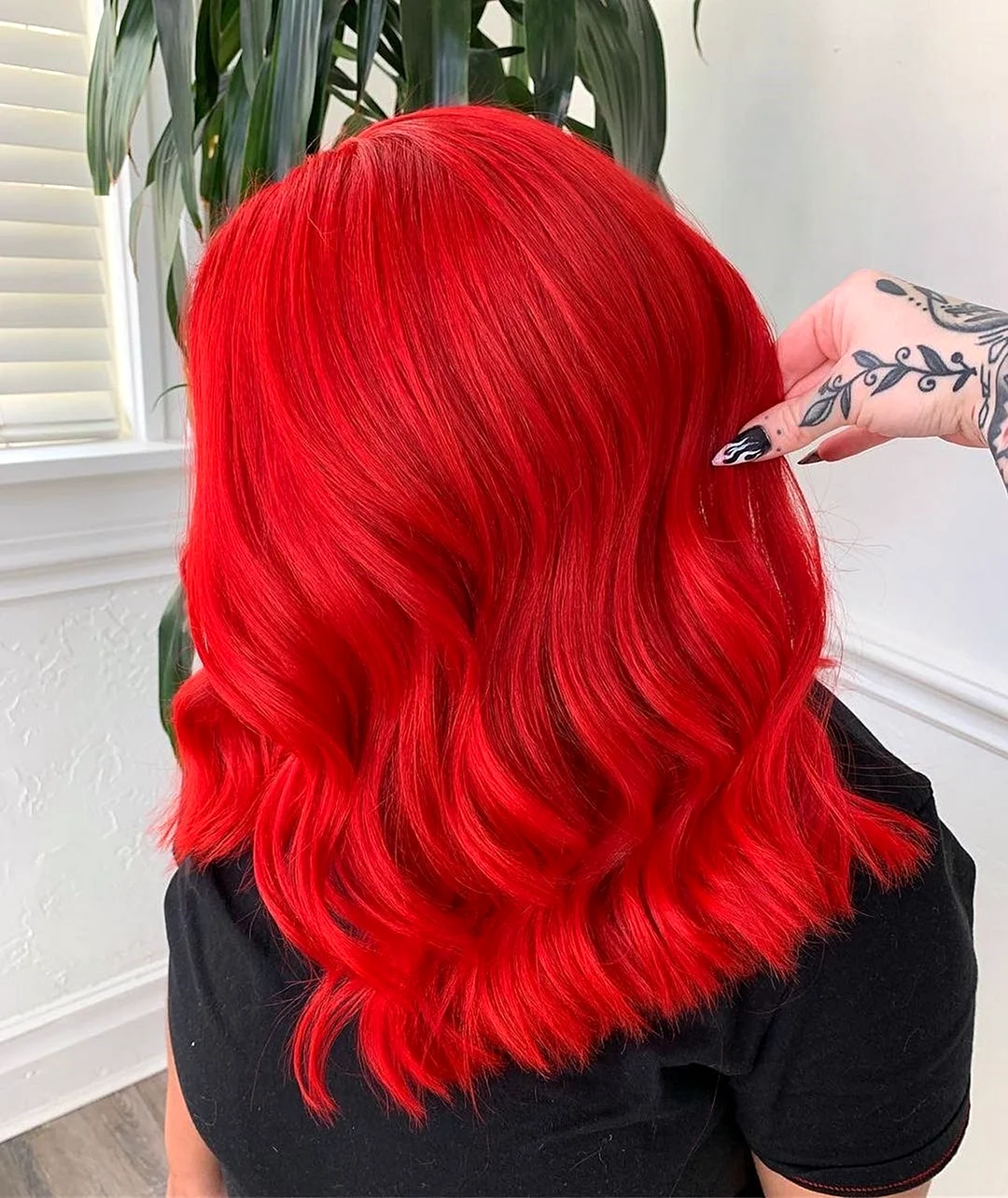 Красное окрашивание волос