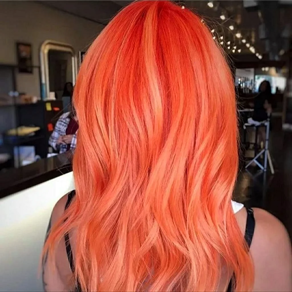 Красный Корал цвет волос552