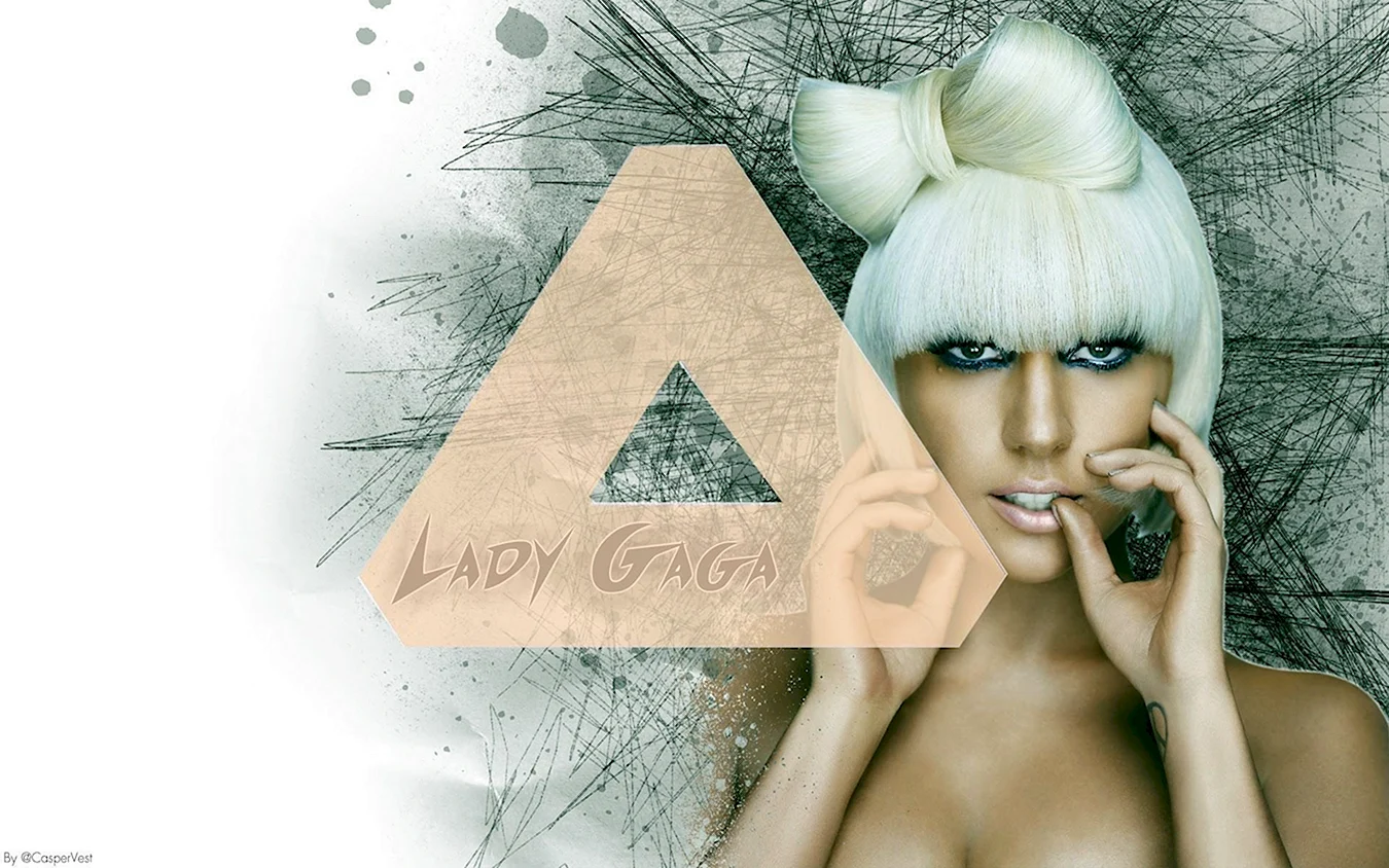 Леди Гага Bad Roman рисунок