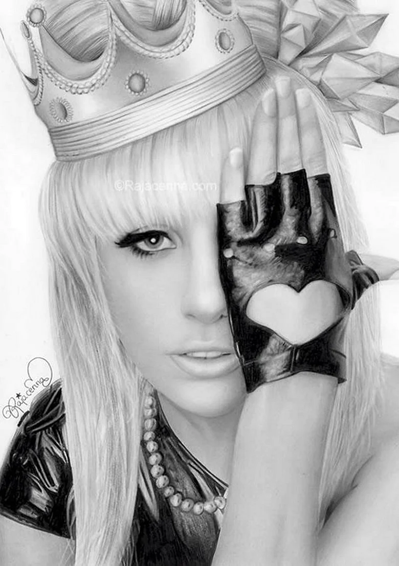 Леди Гага портрет