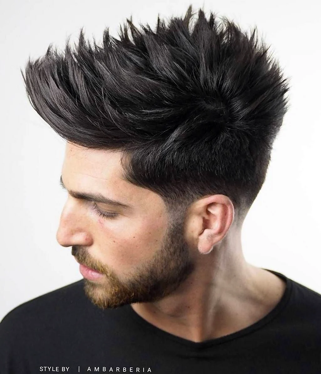 Мужская стрижка Spiky hair
