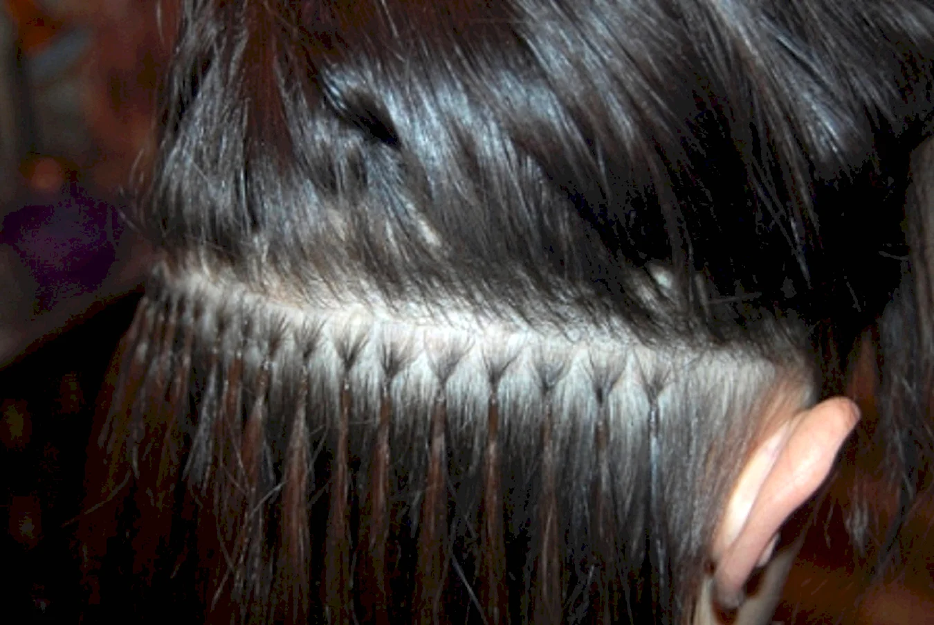 Нано капсульное наращивание волос