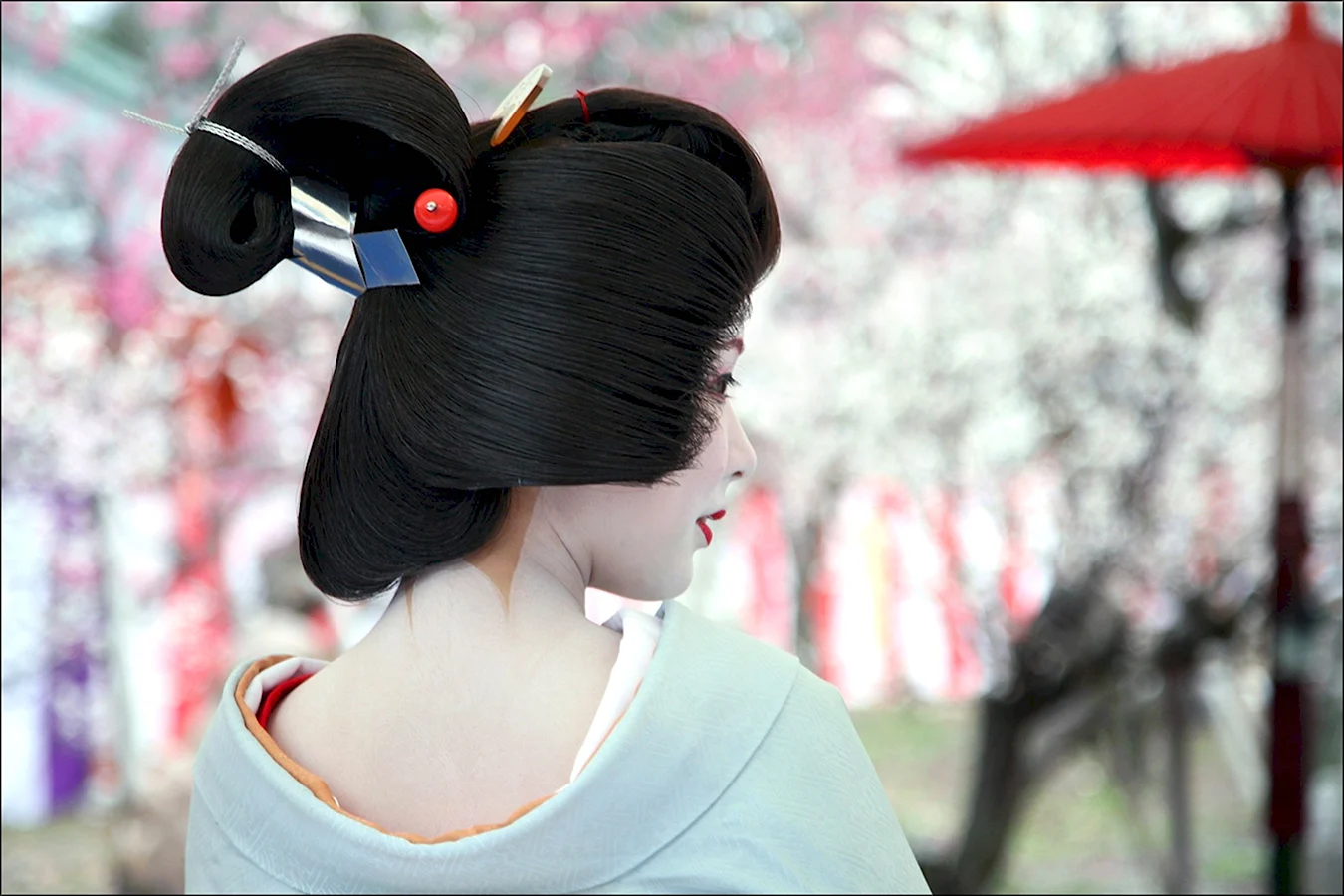 Нихонгами японские традиционные причёски