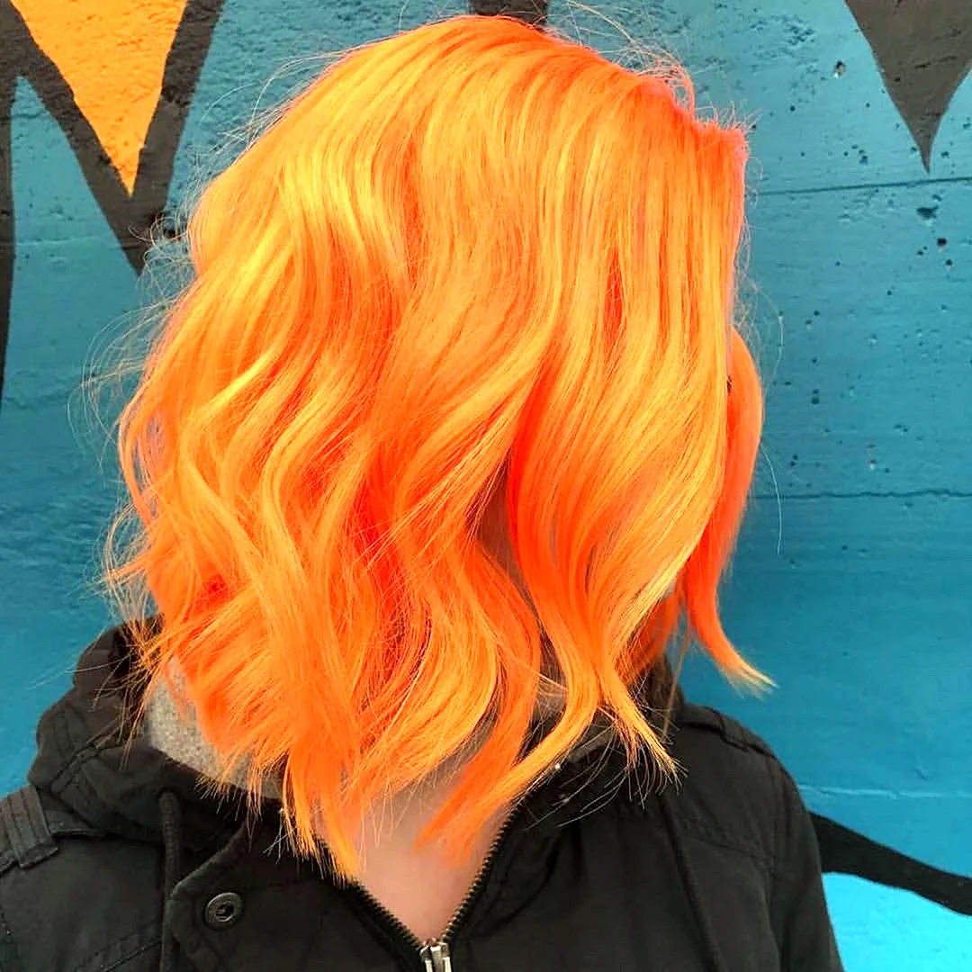 Оранжевые волосы