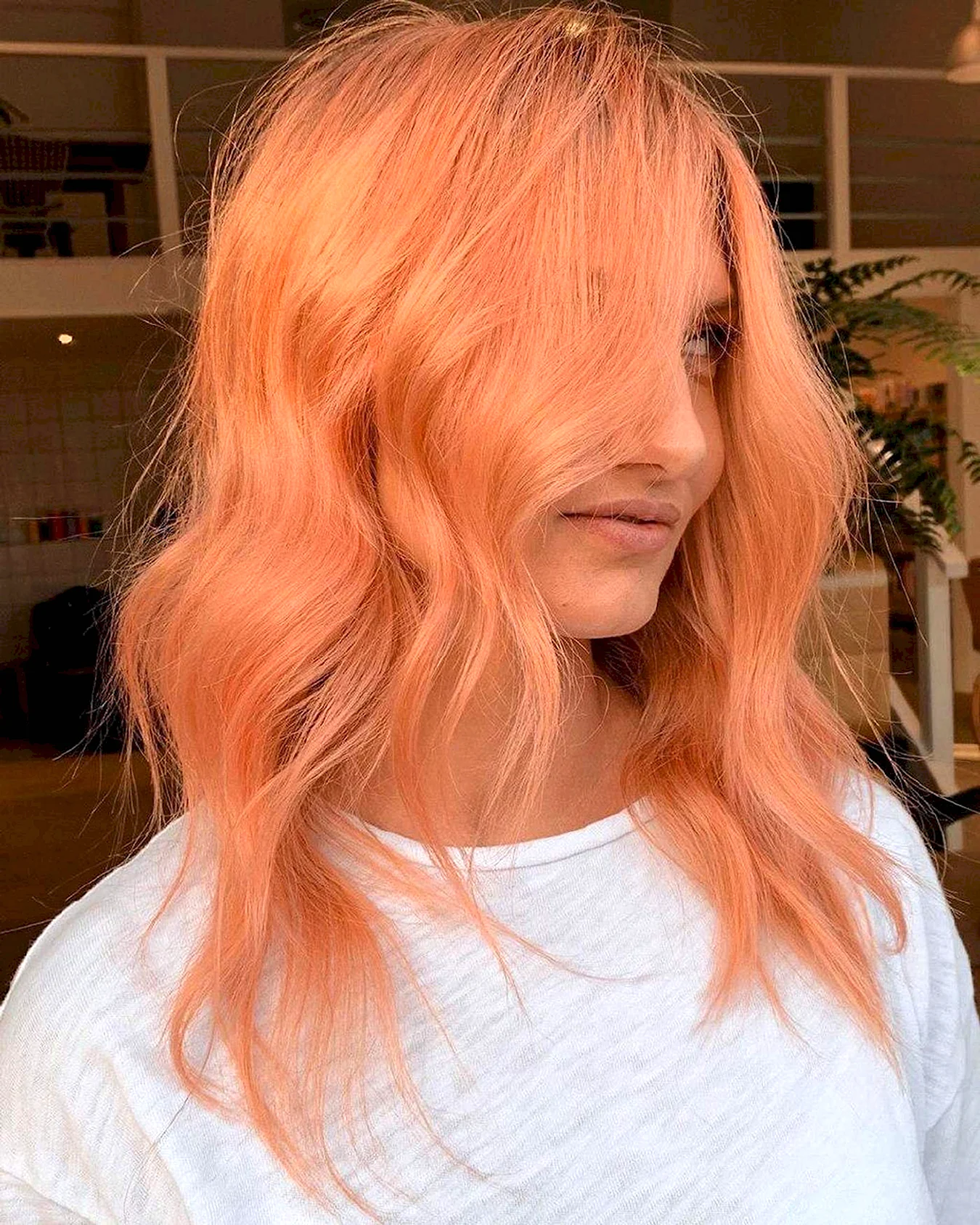 Персиковый цвет волос