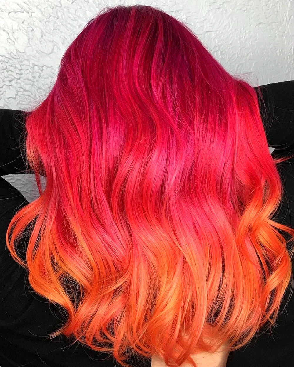Пинк оранж цвет волос