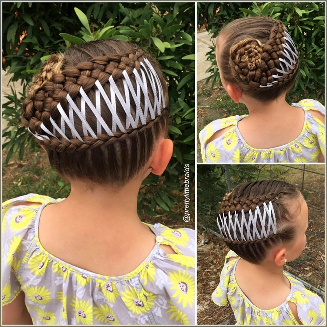 Плетение косичек для девочек на короткие волосы