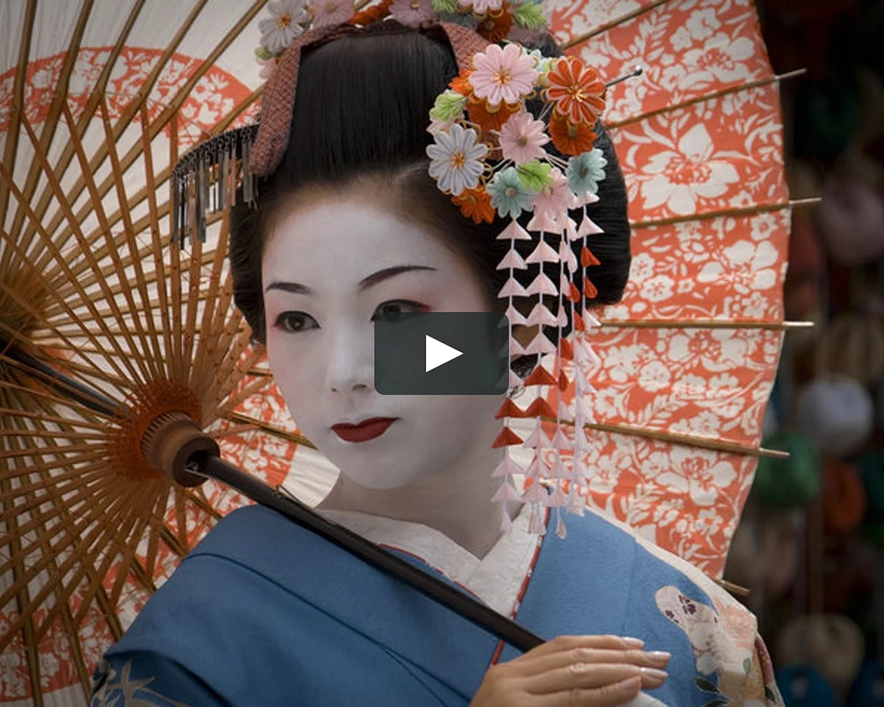 Причёски древней Японии у гейш