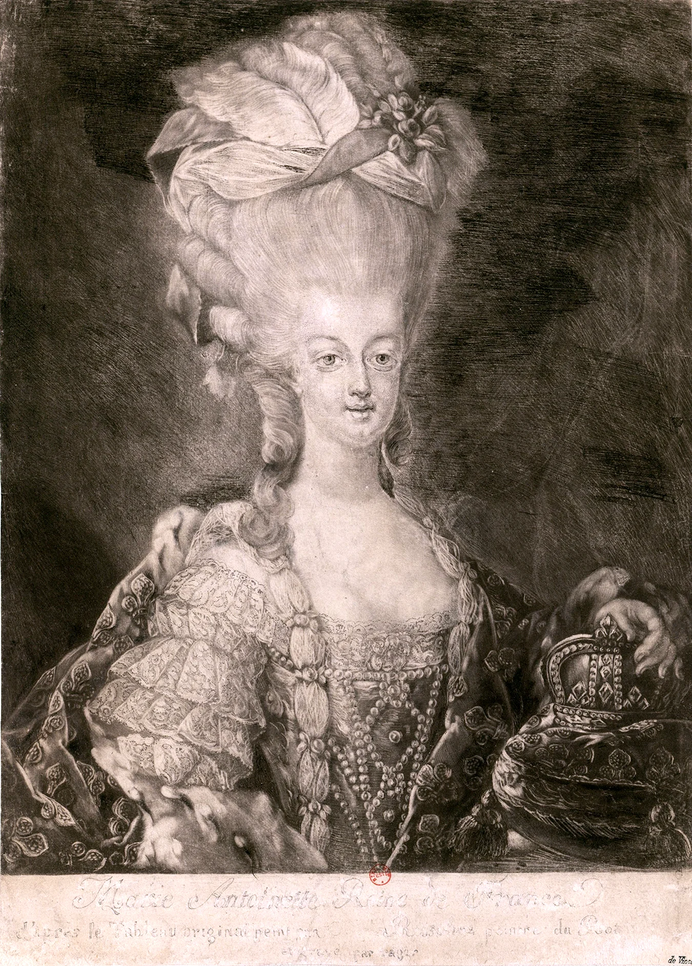 Прически Марии Антуанетты 18 век