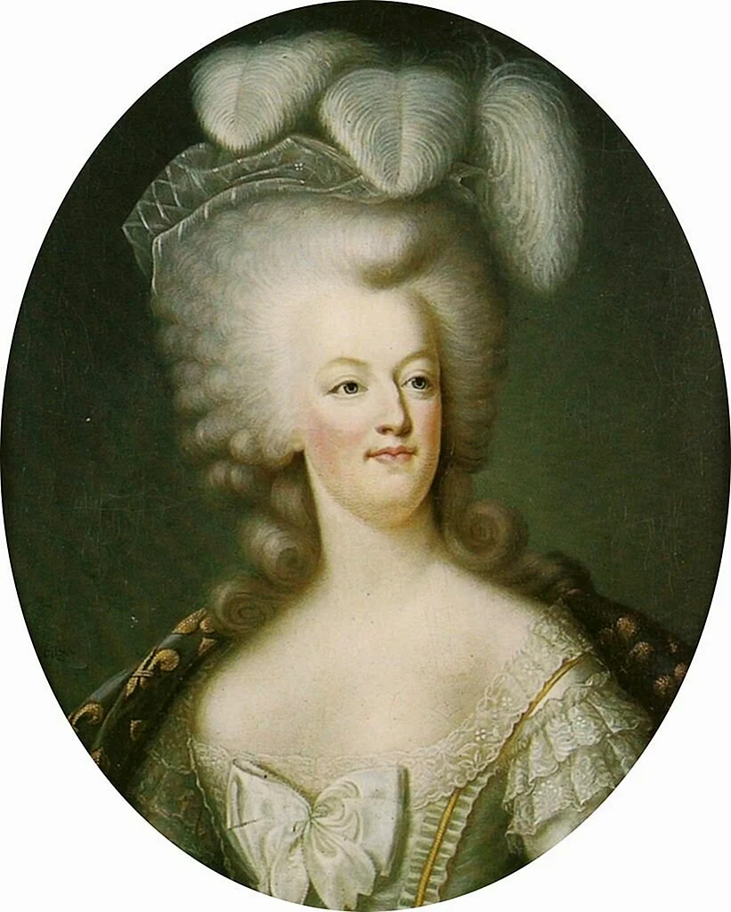 Прически Марии Антуанетты 18 век