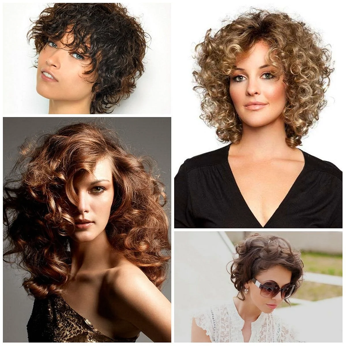 Причёски женские на средние волнистые волосы