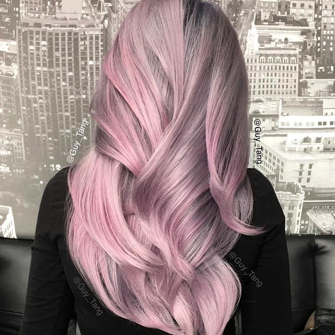 Розовые волосы Гай танг