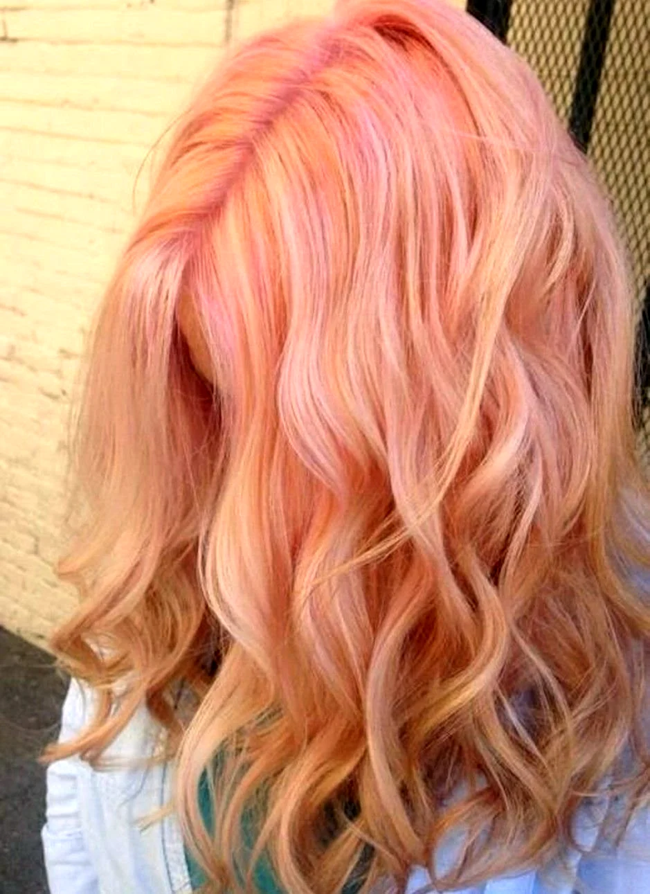 Руссо персиковый цвет волос