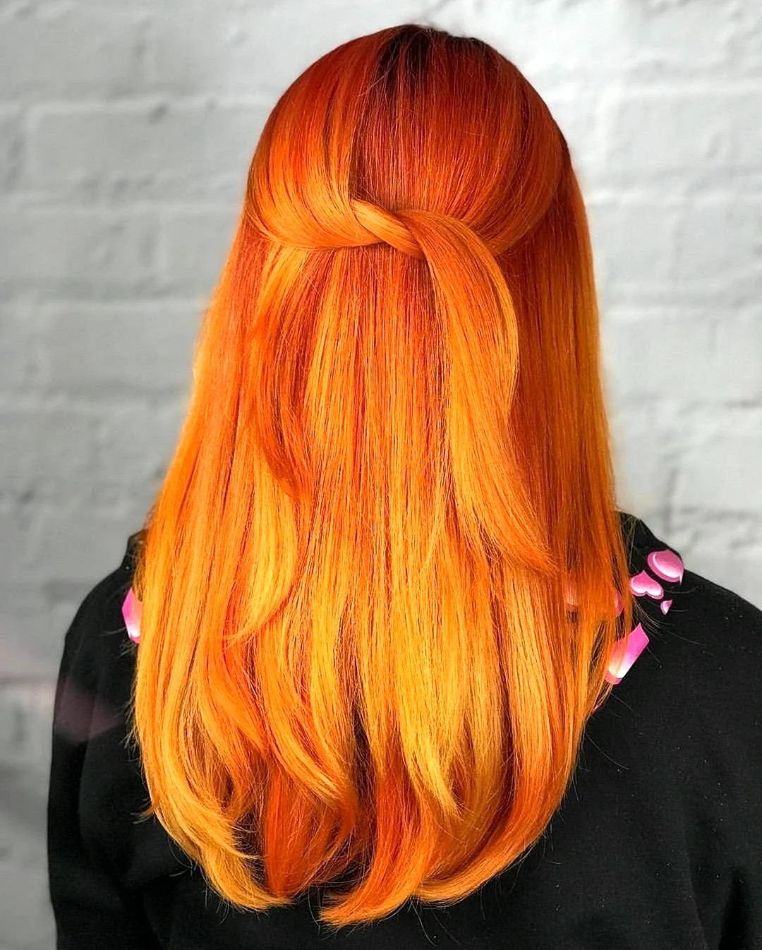 Цвет оранж для волос