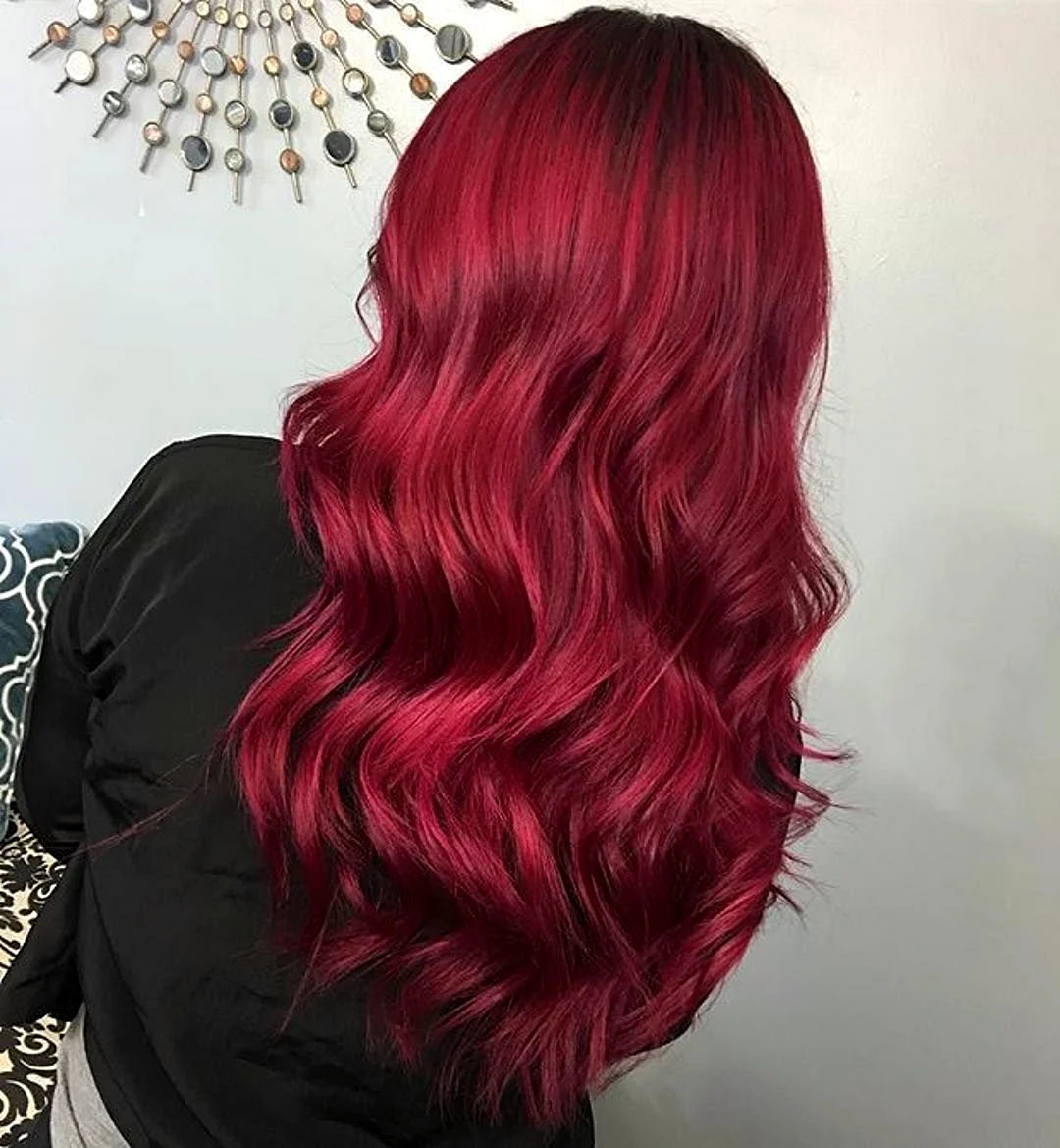 Цвет волос Рубин