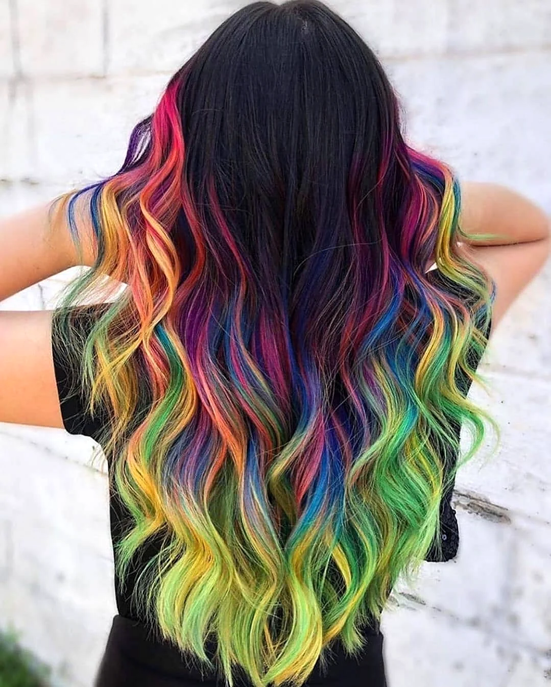 Цветные волосы