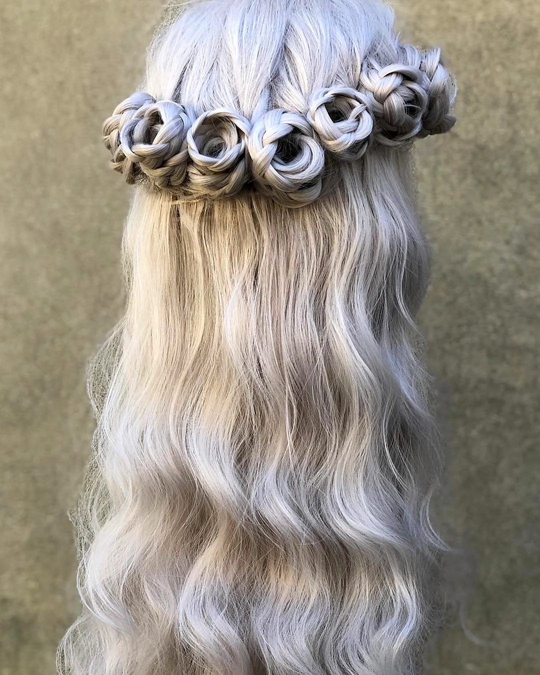 Цветок из волос