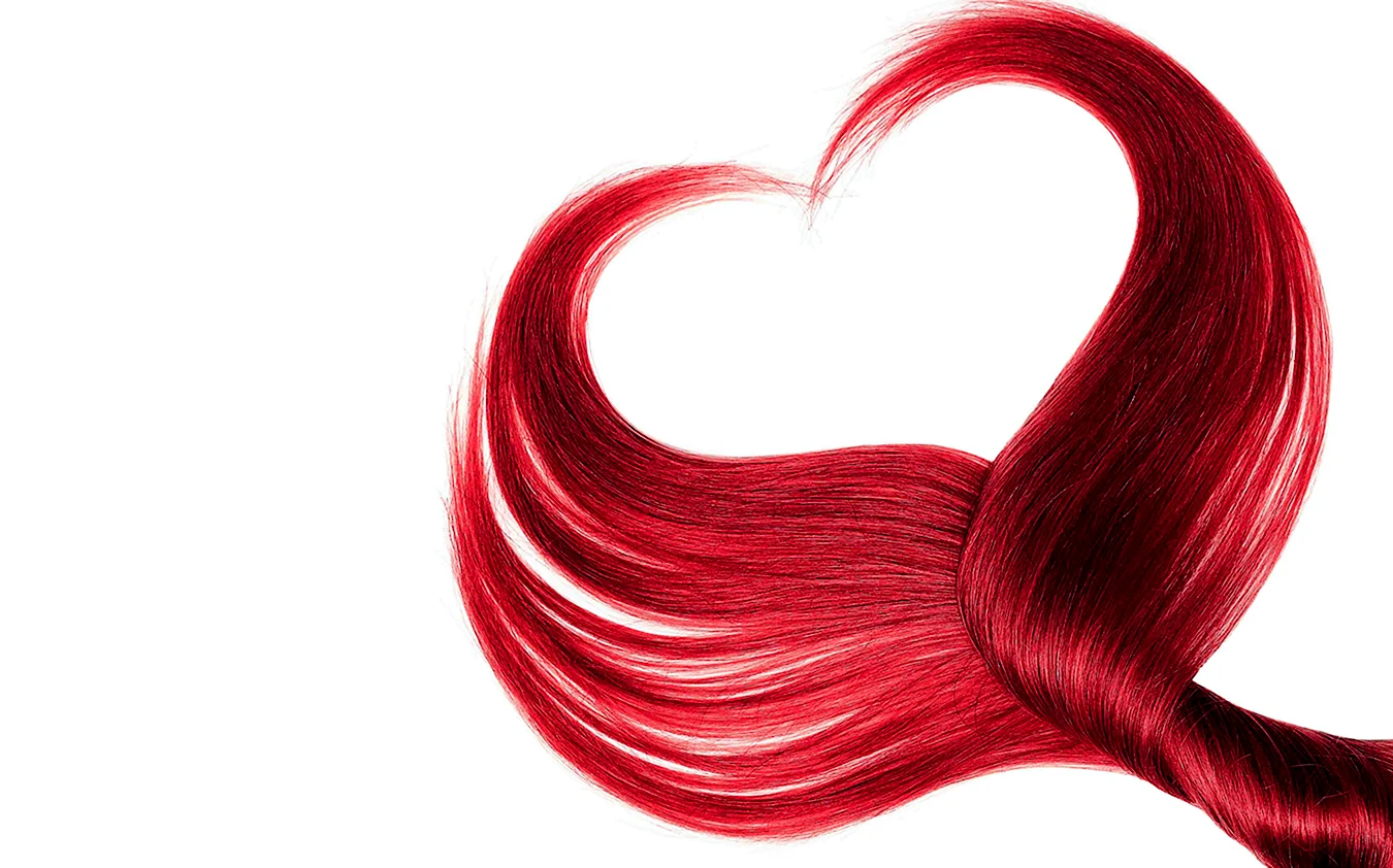 Волосы сердце