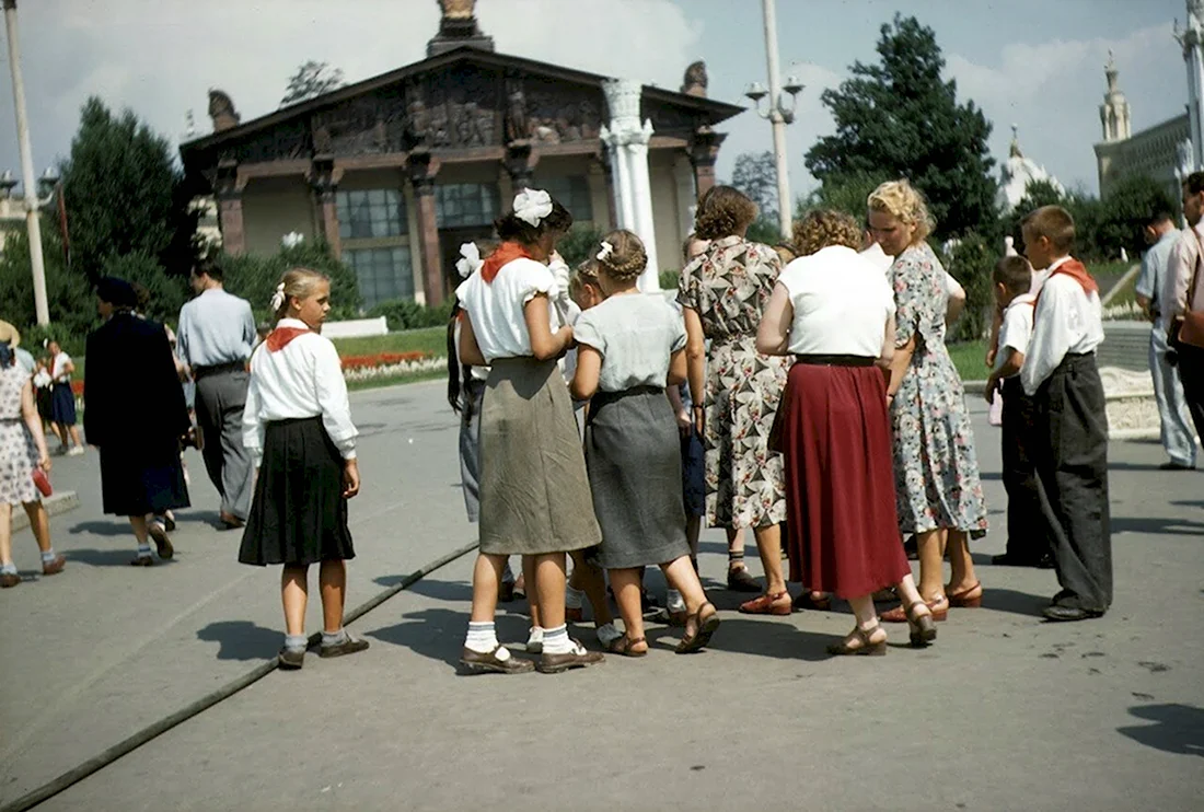 1950е мода в СССР деревня