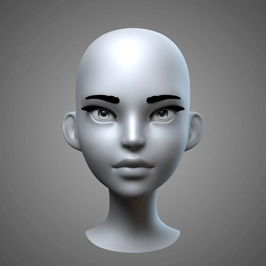 3d модель головы