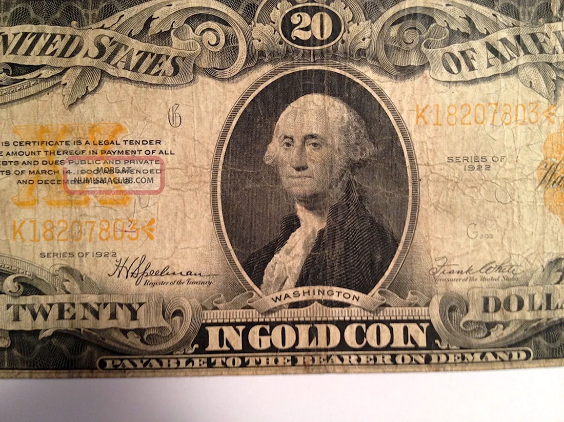 50 Долларов США 1922 года