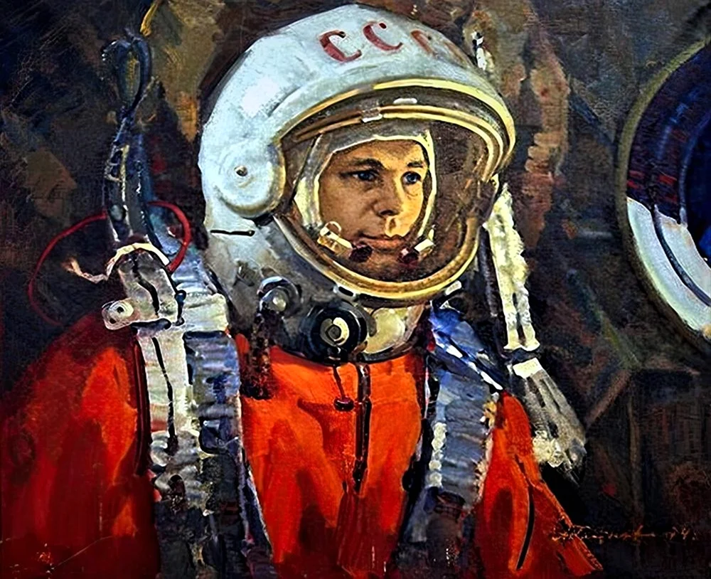 А. И. Плотнов ю.а. Гагарин 1974