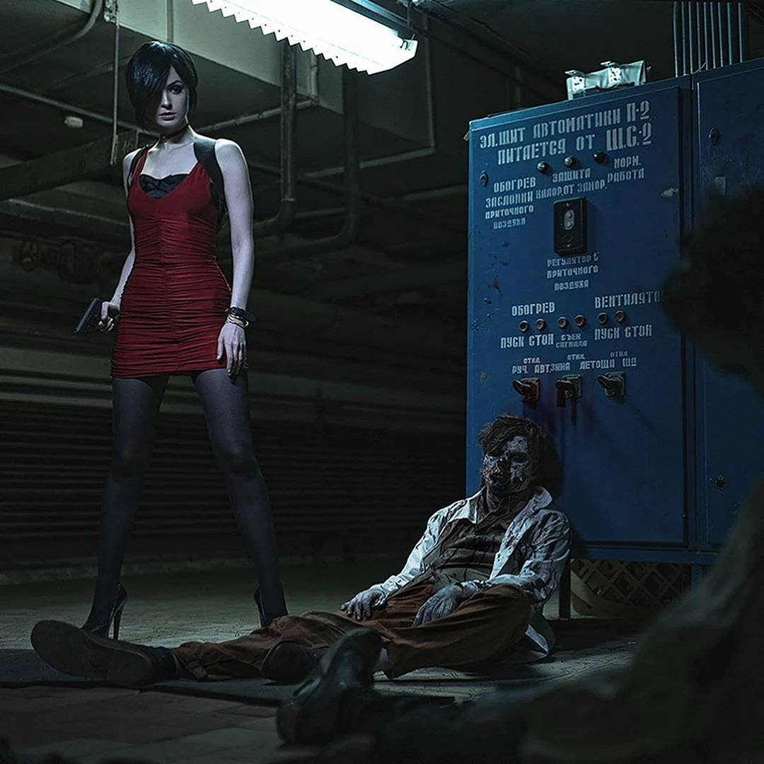 Алиса Шпигель косплей Resident Evil
