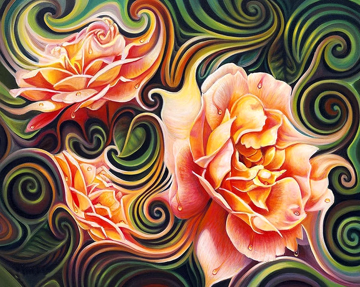 Алмазная мозаика Гранни цветы