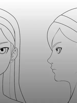 Аниме персонажи лицо