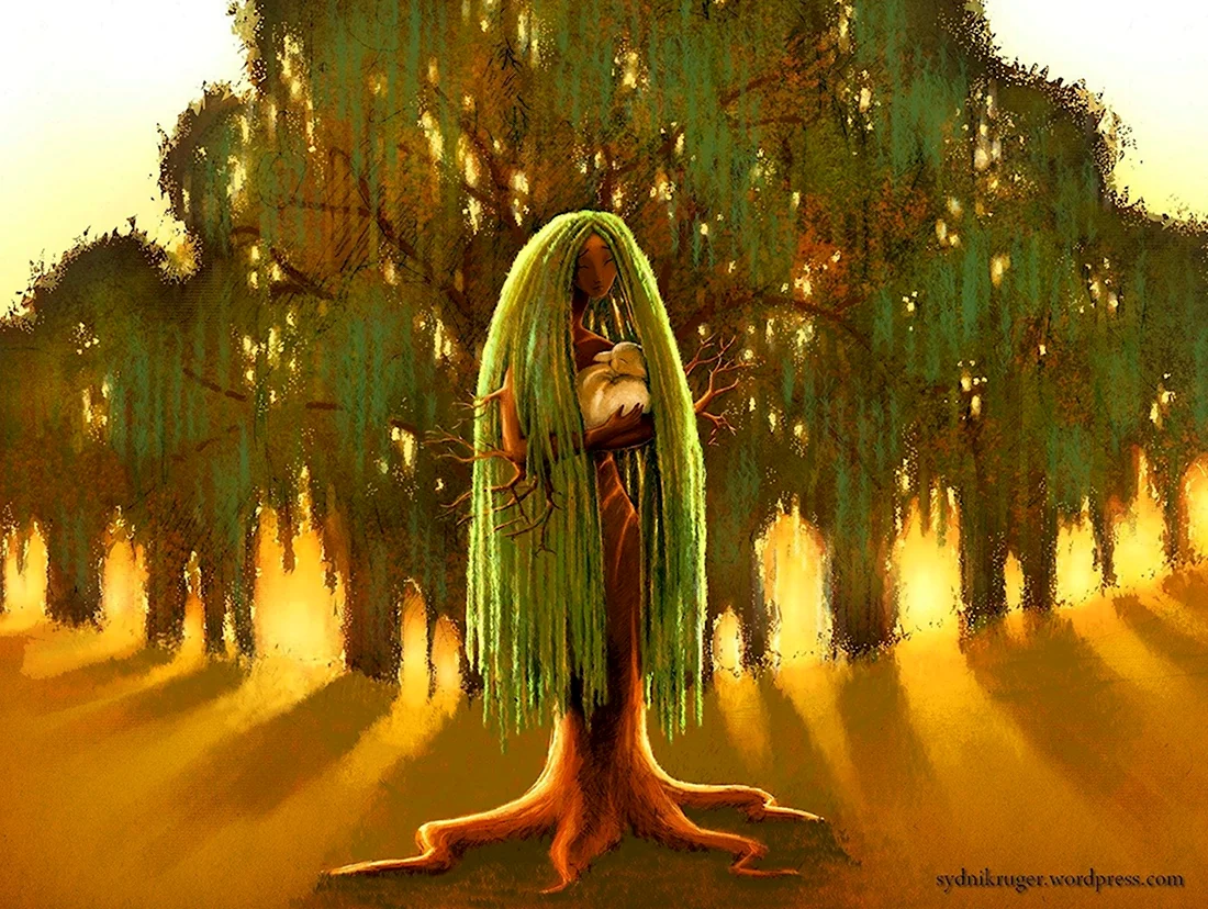 Арт Ива дерево Покахонтас