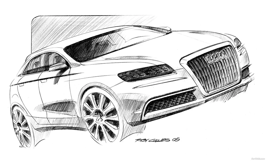 Audi a4 avant Sketch