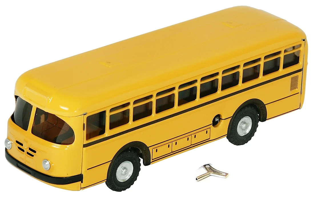 Автобус игрушка на прозрачном фоне