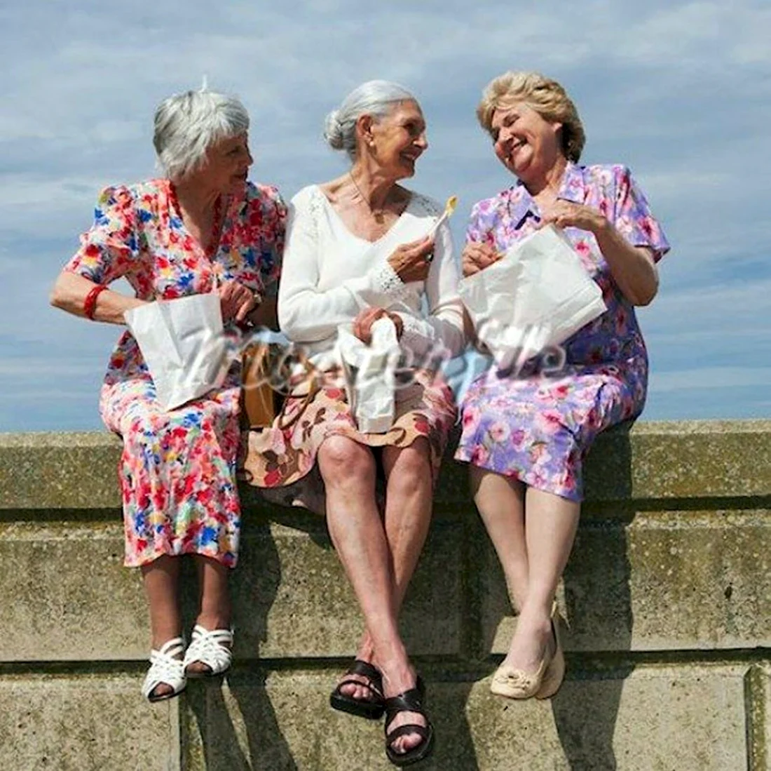 Бабушки подружки