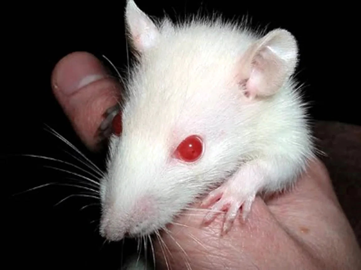 Белая крыса альбинос