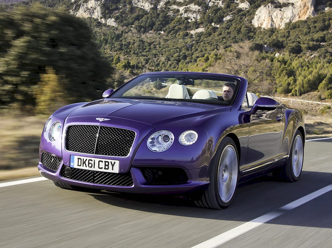 Bentley Continental gt фиолетовый