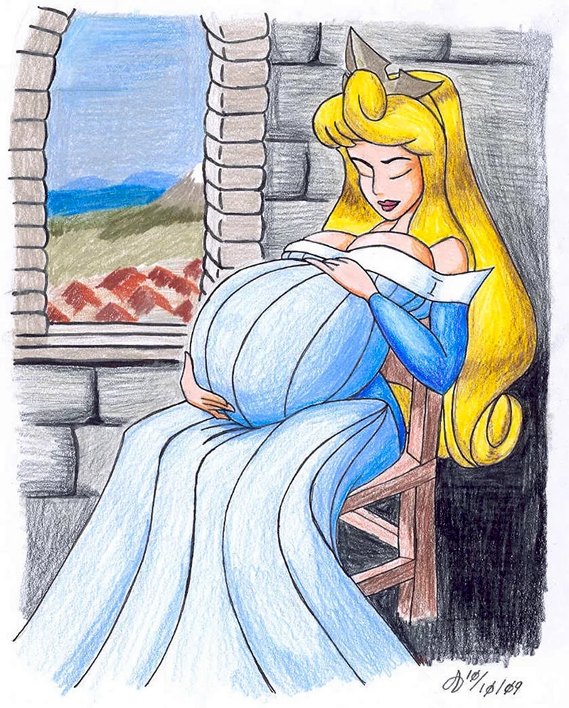 Беременные принцессы Диснея