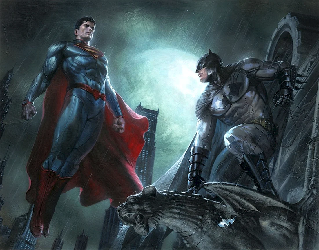 Бэтмен против Супермена комикс