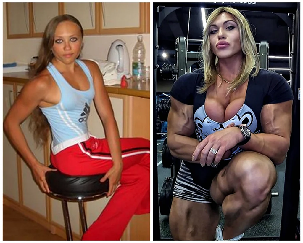 Бодибилдер Наталья Кузнецова до и после