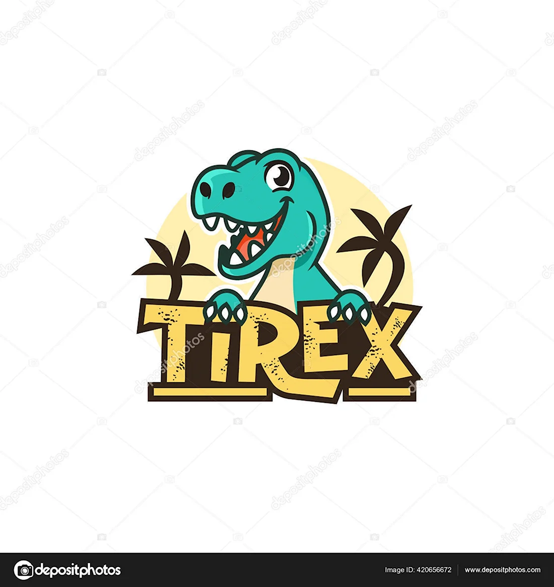 Бренд с динозавром на логотипе