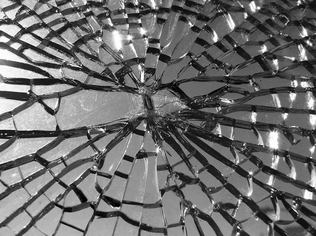 Broken Glass Table