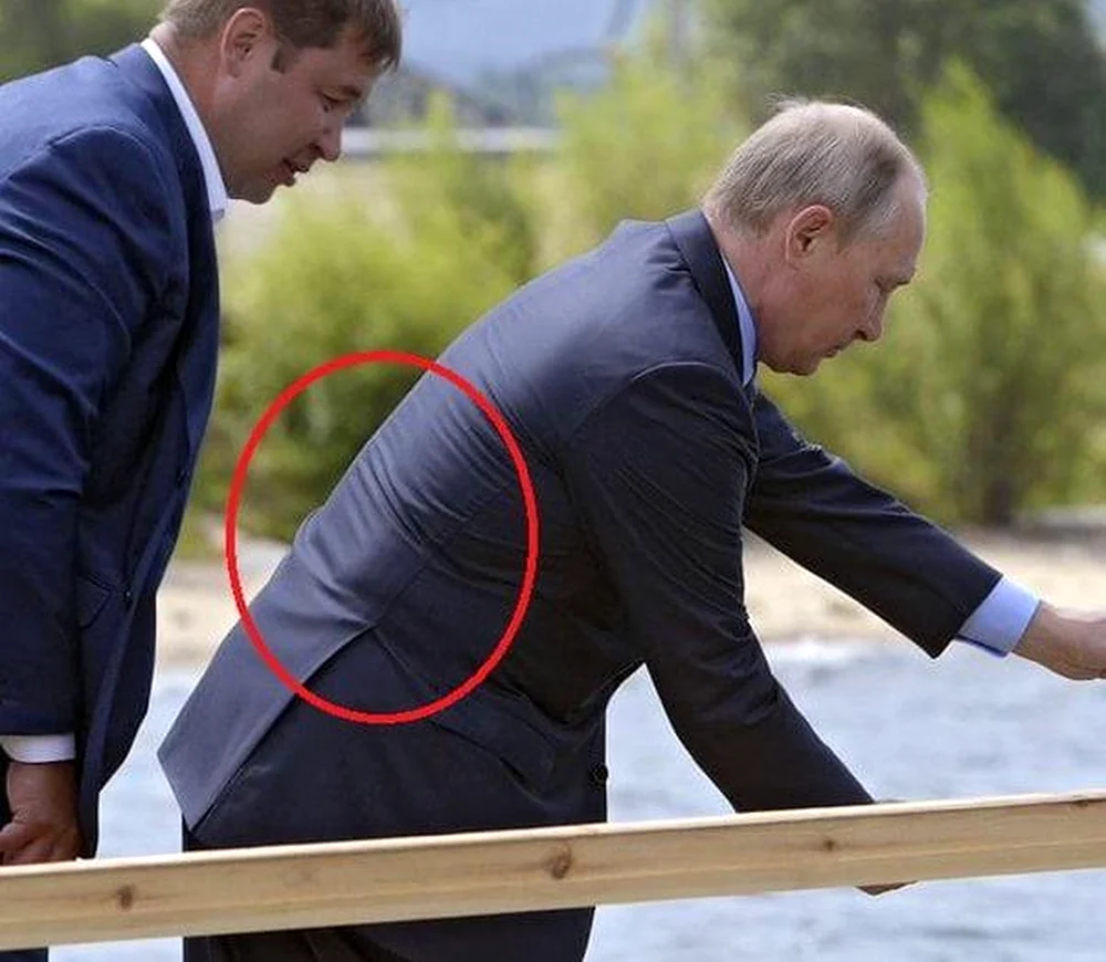 Бронежилет на Путине