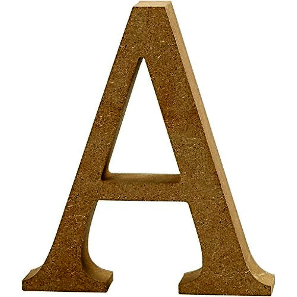Буквы из дерева