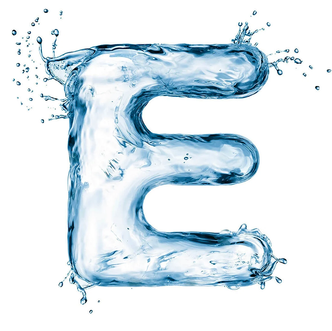 Буквы из воды