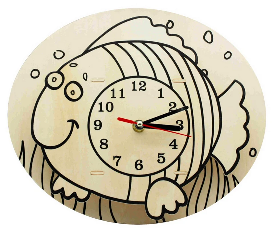 Часы деревянные Robotime