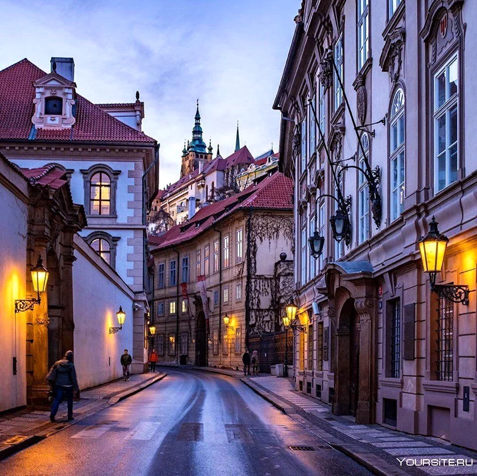 Чехия Прага улочки